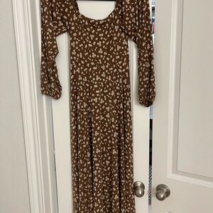 CJLA Mari dress brown floral